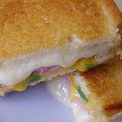 Spicy Ham and Grilled Cheese Sandwich