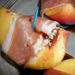 Peach and Prosciutto Appetizer