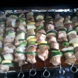 Baked Chicken Kabobs