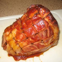 Baked Ham With Bourbon Glaze