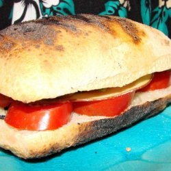 Panini Caprese Sandwich With Avocado