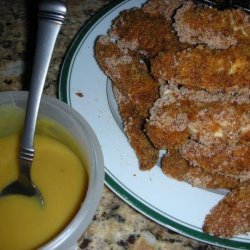 Baked Spicy Chicken Tenders With Honey-Mustard Sauce