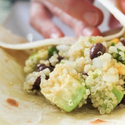 Quinoa Salad With Black Beans and Avocado