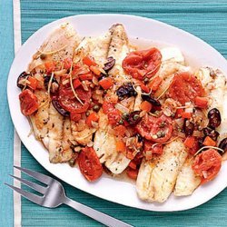 Mediterranean Poached Fish