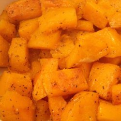 Savory Roasted Butternut Squash -- Cluck!