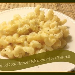 Macaroni and Cauliflower Cheese Bake