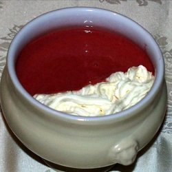 Blended Raspberry Soup