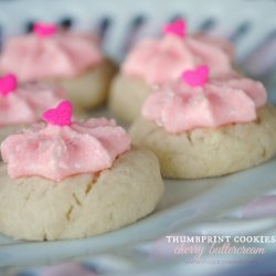Frosting Thumbprint Cookies