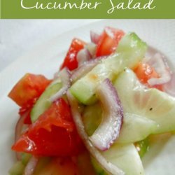 Old Fashion Cucumber Salad