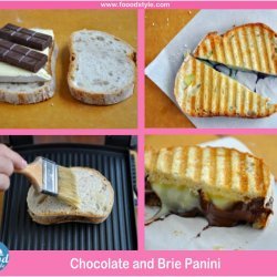 Panini With Chocolate and Brie