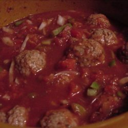 O T S Chunky Red Sauce and Meatballs