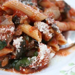 Penne With Sausage and Spinach