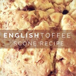 English Toffee Scones