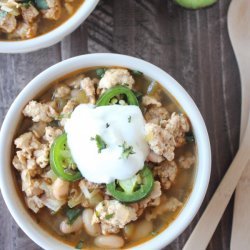 Slow Cooked White Chili