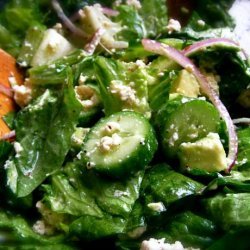 Greek Salad With Avocado
