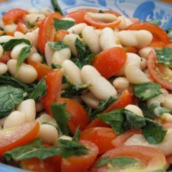 Tomato, Mint and Cannellini Bean Salad