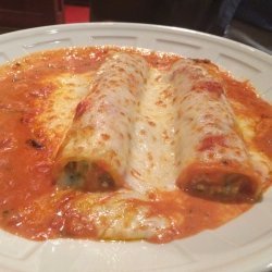 Cheese Manicotti With Spinach