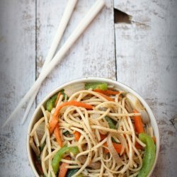 Chinese Noodles and Vegetables