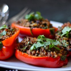 Quinoa With Peppers and Beans