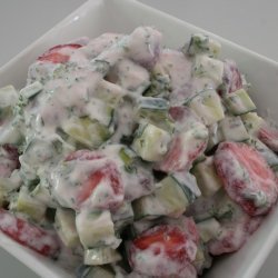 Cucumber Strawberry Salad