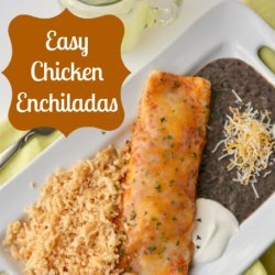 Easy Chicken Enchiladas