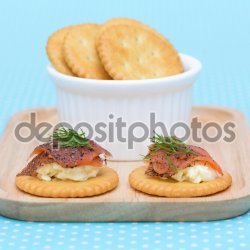 Creamed Salmon on Biscuits