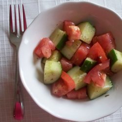 Summer Tomato and Cucumber Salad