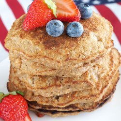 Oatmeal Berry Pancakes