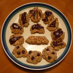 Gluten-Free Choco-Banana Oatmeal Cookies