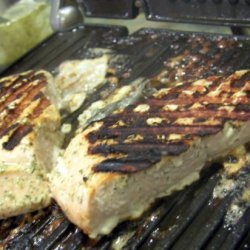 Dill-Mustard Grilled Salmon