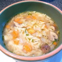 Chicken Soup With Fennel and Orzo