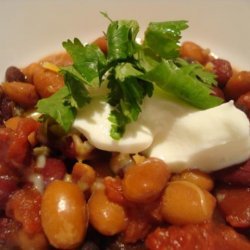 3-Bean Vegetarian Chili (Goya Beans)
