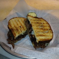 Grilled Cheese and Short Ribs Sandwich