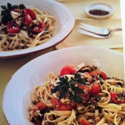 Linguine With Two-Olive Tapenade