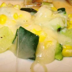 Zucchini and Corn With Cheese
