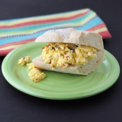 Peppers and Eggs Sandwich