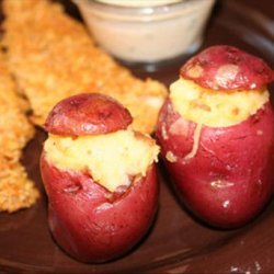 Cheddar and Bacon-Stuffed Baby Potatoes