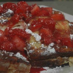 Strawberry and Cream Cheese Stuffed French Toast