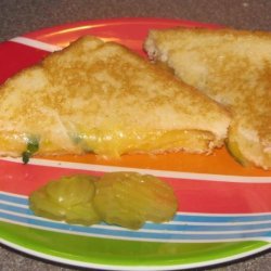 Spring Onion Grilled Cheese Sandwich