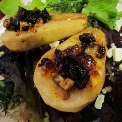 Roasted Pears With Blue Cheese and Walnuts