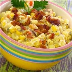 Slow Cooker Creamed Corn with Onion and Chives