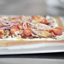 Spicy Jalapeno and Bacon Flatbread