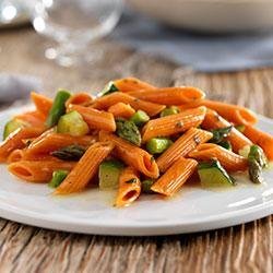Penne with Zucchini, Asparagus & Parmigiano Reggiano Cheese