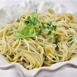 Fettuccine with Garlic Herb Butter