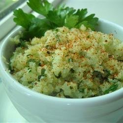 Lime Cilantro Cauliflower  Rice 