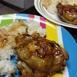 Honey Drizzled Curry Mustard Chicken