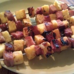 Grilled Ham & Pineapple Kabobs