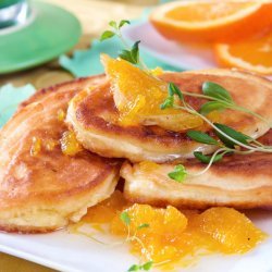Orange Thyme Pancakes