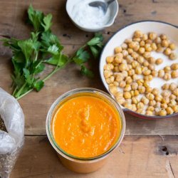 Carrot and Chickpea Soup