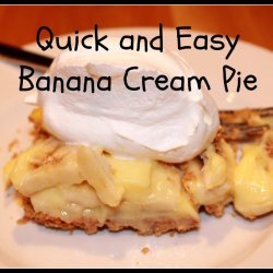 Quick and Easy Banana Cream Pie
